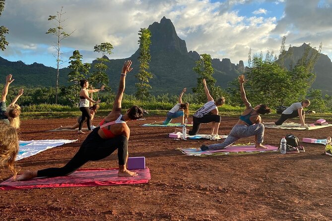 A moment of deep relaxation - Private Yoga Lesson in Mo'orea - Cindy’s movement-based approach