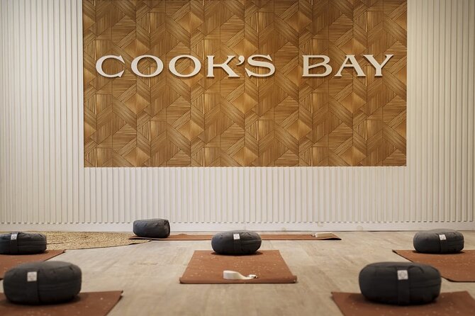 Air-conditioned studio yoga class at Cooks Bay Hotel and Suites - A calm studio rather than an outdoor yoga setting