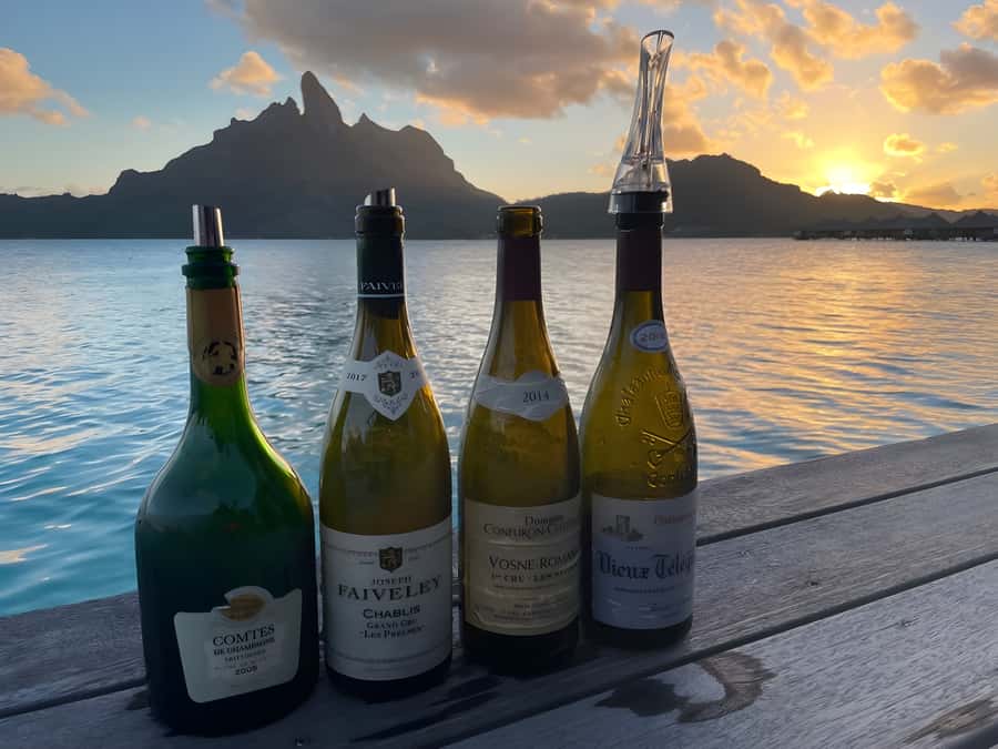 Bora Bora: French Wine Tasting Experience - Four wines, four appetizers, and a clear purpose