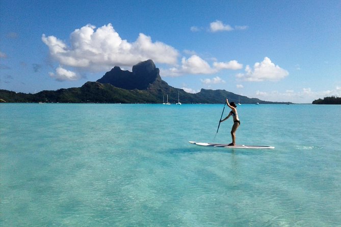 Bora Bora Stand Up paddle - The first minutes on calm water