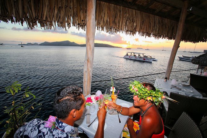 Bora Bora Sunset Cruise and Dinner at St James restaurant - Return transport and the four-hour schedule