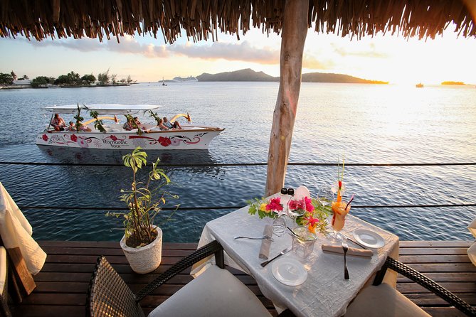 Bora Bora Sunset Cruise and Dinner at St James restaurant - Two hours on Bora Bora’s lagoon