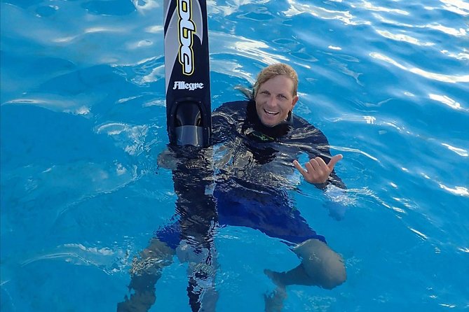 Bora Bora Water Sport : Wakeboard Ski Tube - The lagoon setting is part of the attraction