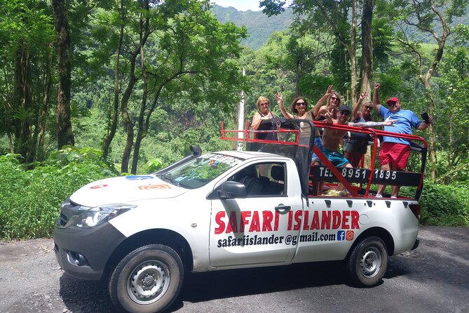 Crossing Island of Tahiti 4x4 Mountain, Waterfall, River, Basins - Bakery lunch keeps the plan flexible