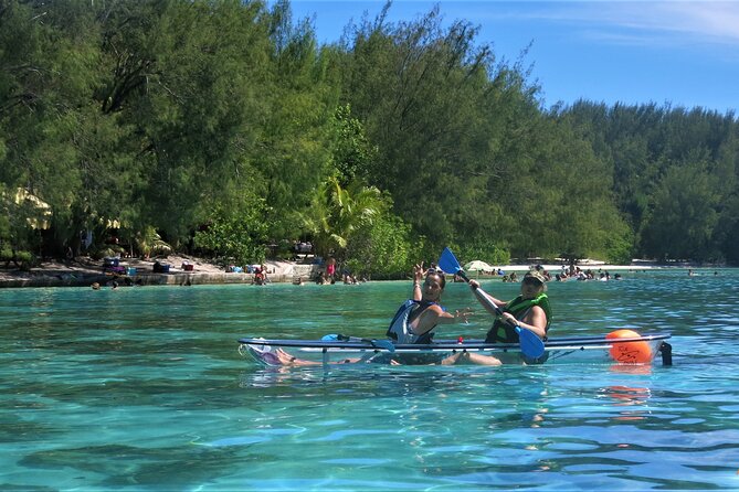 Eco guided excursion to the lagoon of Moorea in transparent kayak 1/2 day morning - Is $91.10 a good value?