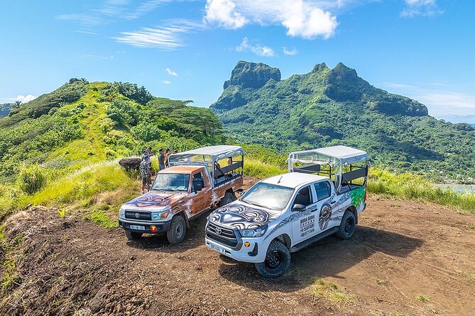 Full Day Combo 4X4 Adventure Tour & Motu FANFAN Pass with Buffet - The island drive fills in the missing details