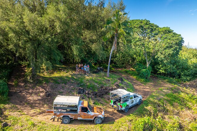 Full Day Combo 4X4 Adventure Tour & Motu FANFAN Pass with Buffet - Faanui connects scenery with Polynesian culture
