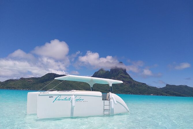 Full Day Solar Boat–Explores Bora Bora at the Rhythm of the Lagoon - Exploring the lagoon and stopping for lunch