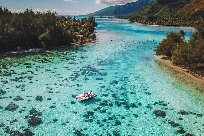 Reef and lagoon water off the north shore of Moorea