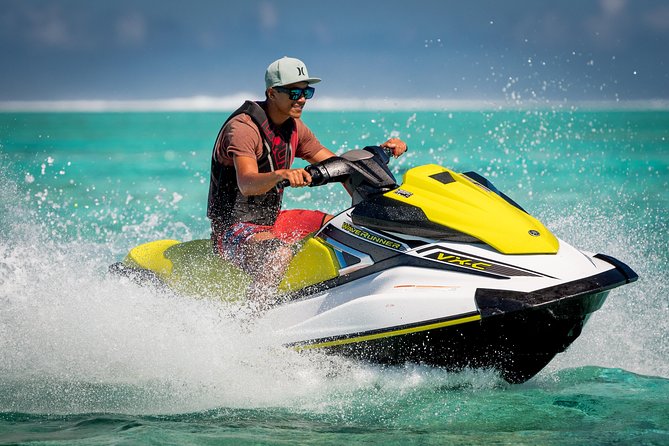 Island jet tour - Changing drivers and returning to Matira
