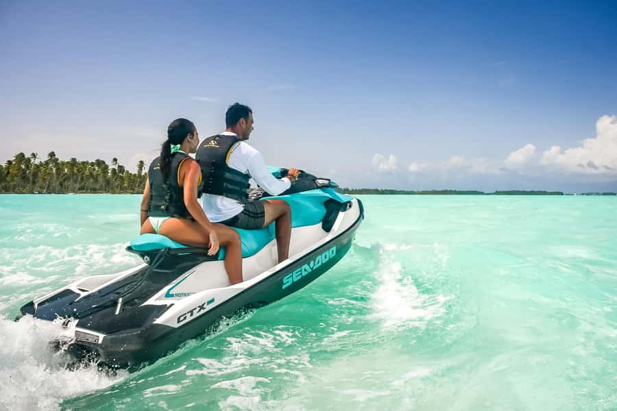 Jet Ski Around Bora Bora - Speed Through Paradise - Mount Otemanu gives the ride its signature view