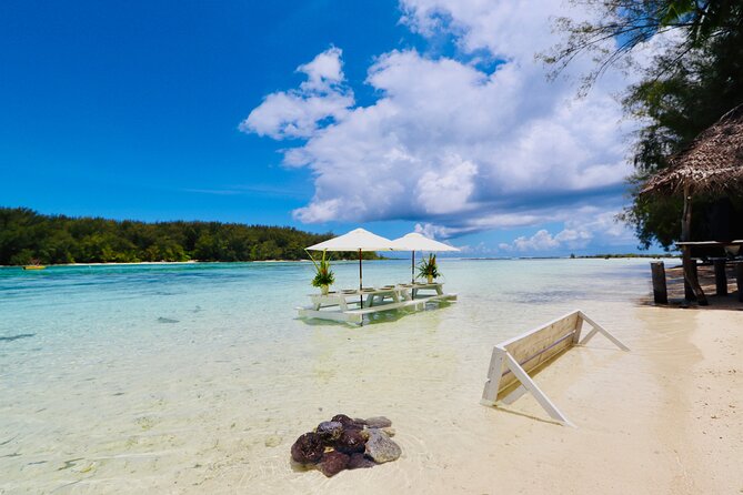 Lagoon Tour + lunch with your feet in the water on a Motu - Practical details before you reserve