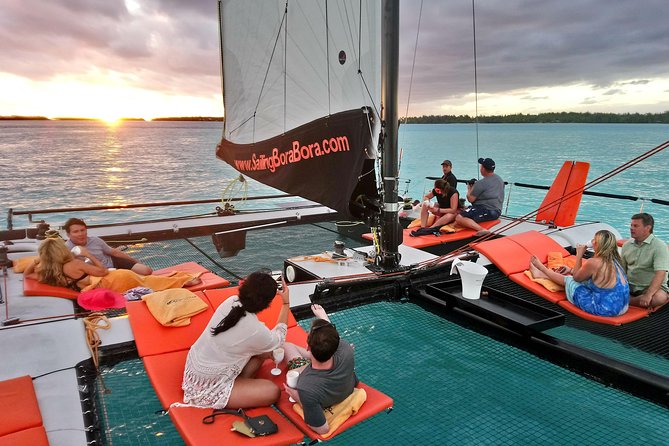 LUXURY Catamaran Bora Bora : The Sunset Escape - Sailing Away With Music and Lagoon Views