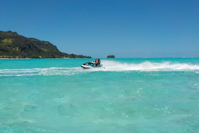 Medium Combo in Moorea of 2 hours of Jetski and 2h30 of Quad - The break between quad bikes and jet skis