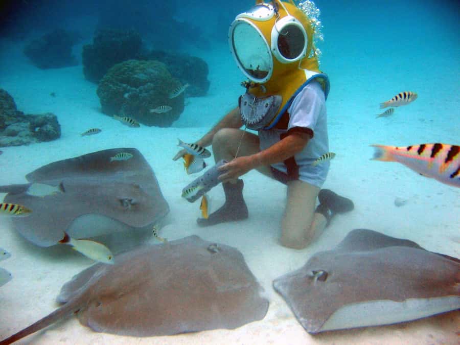 Moorea: Aquablue Helmet Underwater Walking Experience - Why the helmet works well for beginners