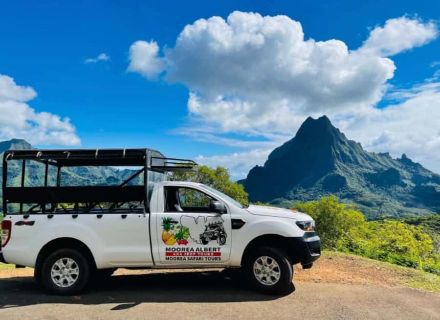 Moorea: Half-Day Open-Air 4WD Safari with Hotel Transfers - Belvedere Lookout and the island’s best panorama
