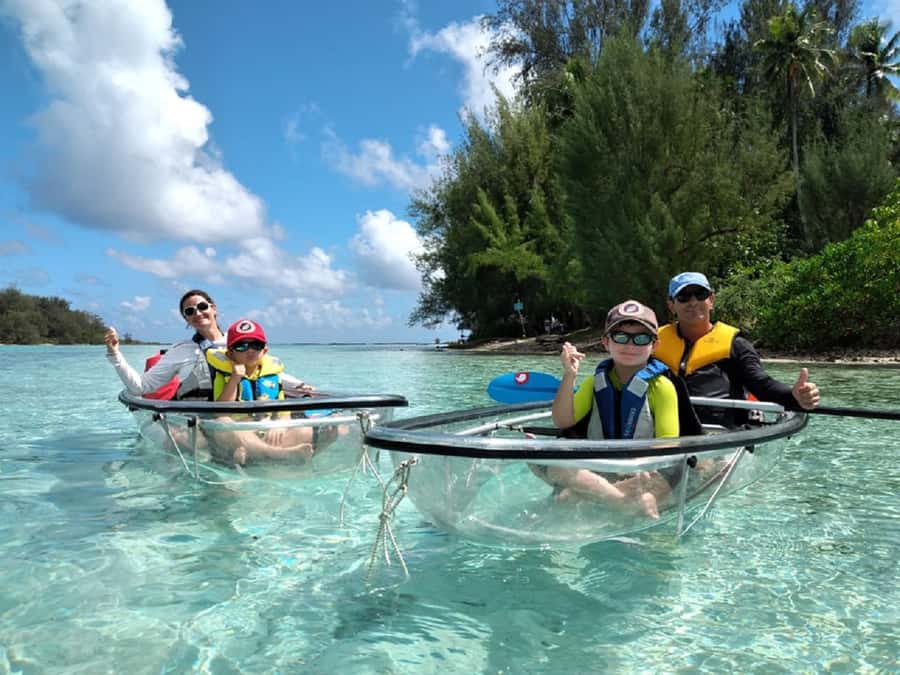 Moorea: Hauru Lagoon 3-hour Guided Kayak Tour with Snack - Watching turtles, rays, and reef fish