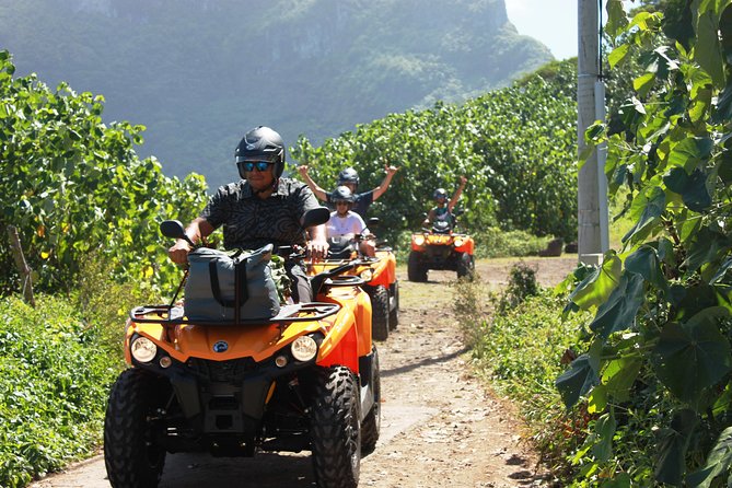 NEW!!! ATV TOURS with a local tour guide from Bora Bora - Starting in Vaitape with a short safety lesson