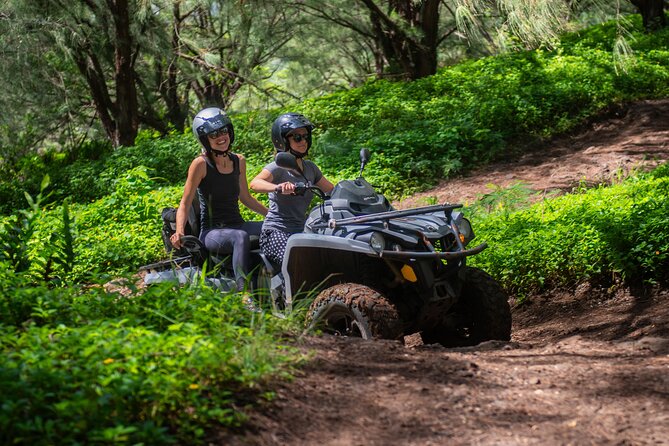 Private ATV or Quad Adventure in Bora Bora - Getting comfortable on the ATV