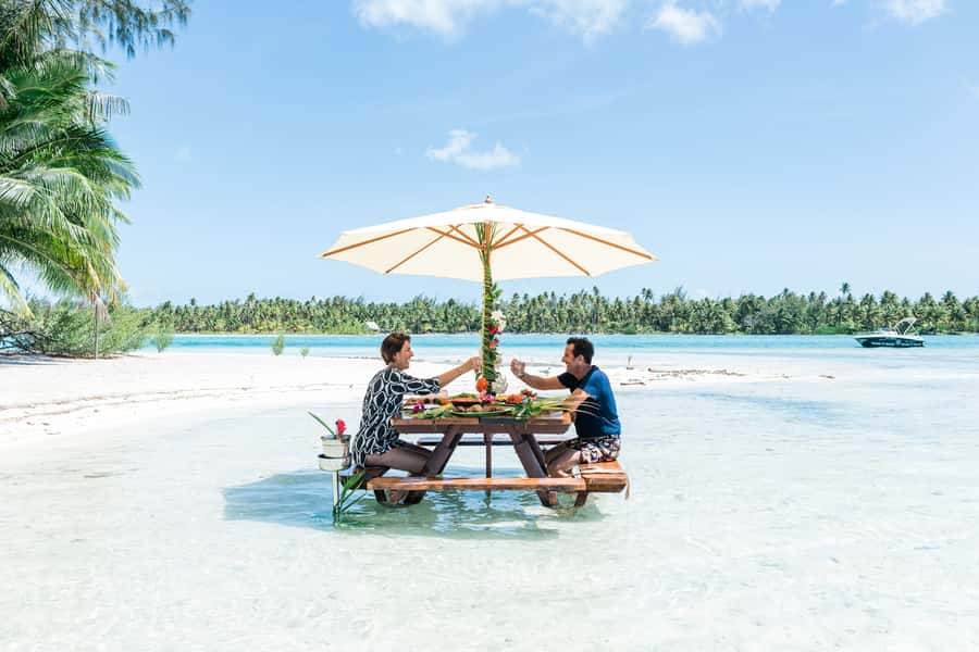 Private Bora Bora Lagoon Snorkel Cruise with BBQ Picnic - Coral Gardens Full of Small Fish