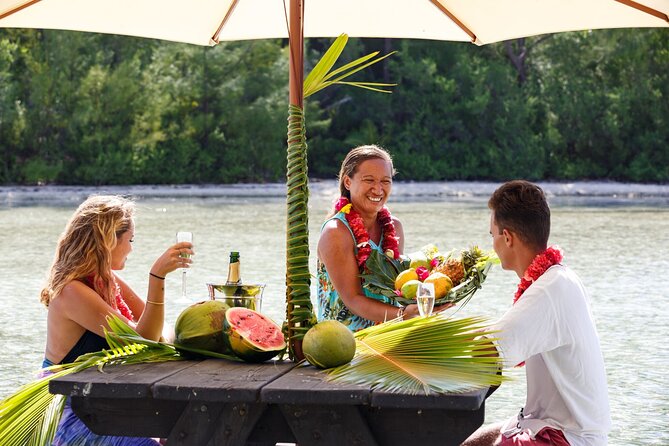Private Bora Bora Snorkeling Cruise with Optional Vegetarian Lunch on the Beach - The six-hour cruise and its white-sand motu stop