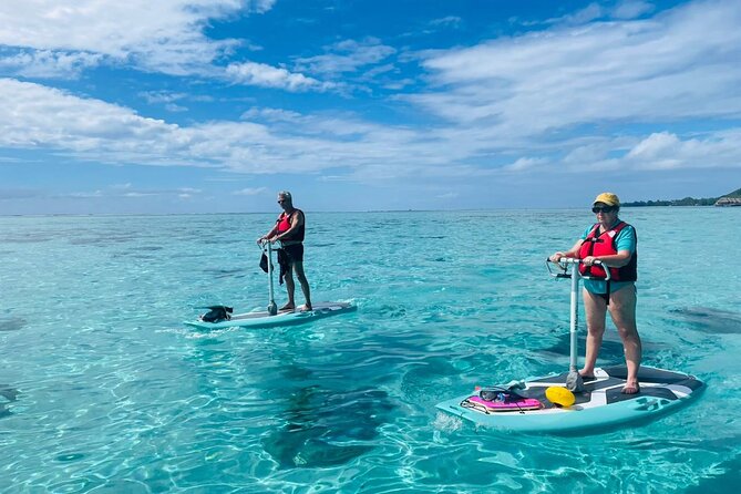 Private Excursion with E-Board in Moorea with snorkeling - Learning the electric board without a paddleboard struggle
