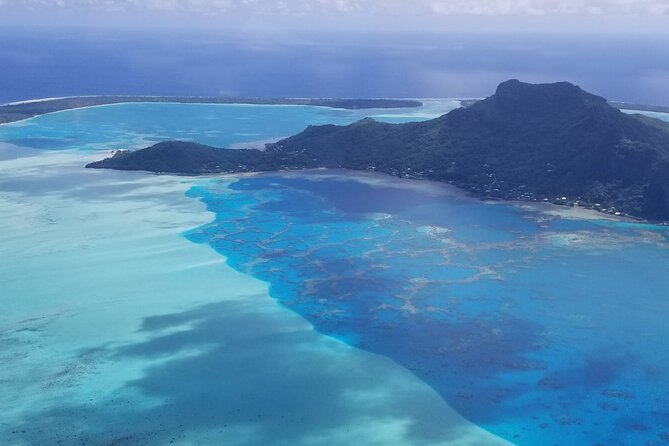 Private flight, in a light plane over the Polynesian motus from Raiatea - Photography, comfort, and weather