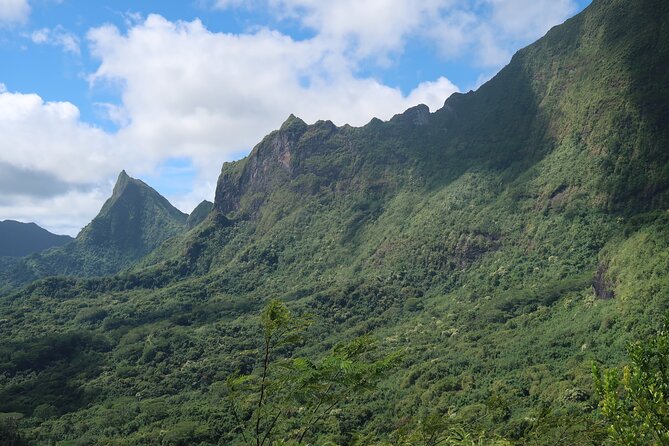Private Half-Day Hike in the Opunohu Valley in Moorea - Climbing toward the Col des 3 Cocotiers