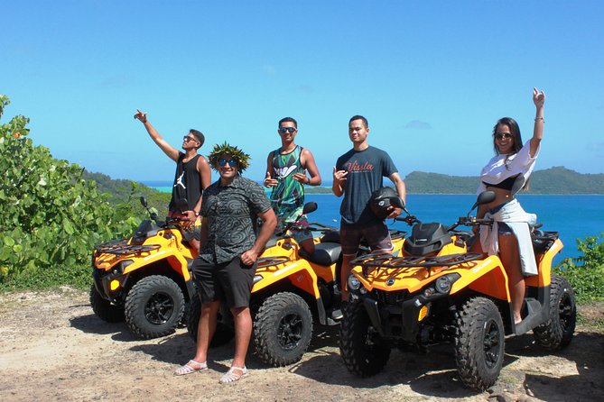 Private Island Tour by ATV / QUAD - Mango juice, pineapple juice, and island fruit