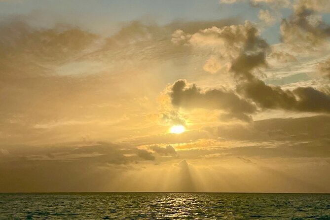 Private sunset cruise in Bora Bora - The sunset portion: watch the colors change across the island