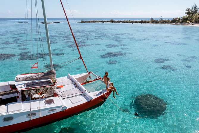 PRIVATE Sunset Tour: Moorea Snorkeling on a Catamaran named Taboo - What makes the Taboo sunset trip special