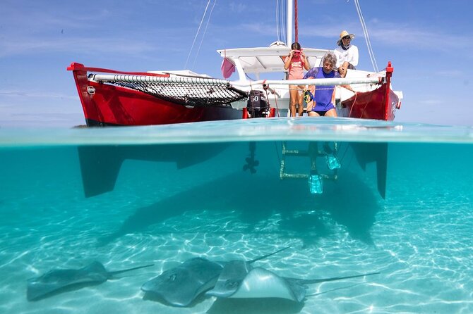 PRIVATE Sunset Tour: Moorea Snorkeling on a Catamaran named Taboo - The underwater tiki and the value of a guided stop