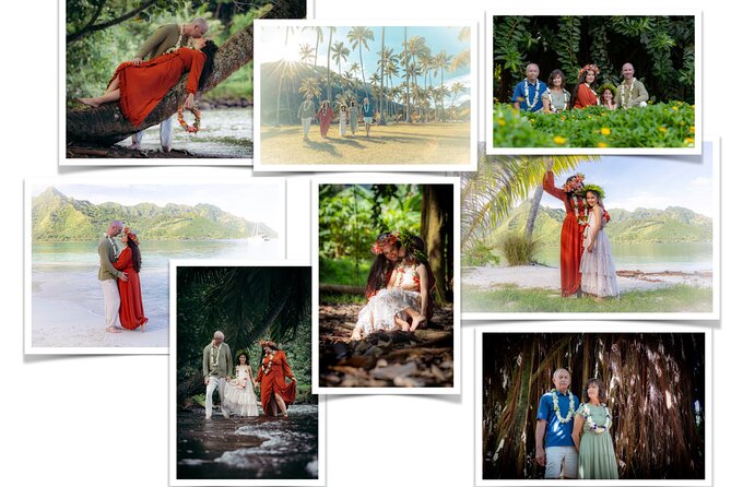 Professional Photo Shooting in Moorea, unique session adapted - Lagoon views, tropical greenery, and changing light
