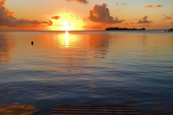 SHARED SUNSET LAGOON CRUISE - Bora Bora Cultural Lagoon Tour - Boarding the Oti’a Are with a flower welcome