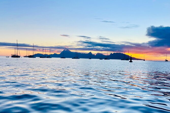Sunset Cruise in Tahiti - Moorea at the End of the Day