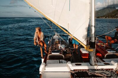 Sunset sailing