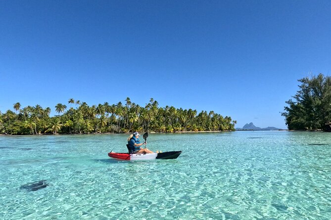 Tahaa: Kayaking Rental - Coral Garden - Snorkeling - The 45-minute paddle across the lagoon