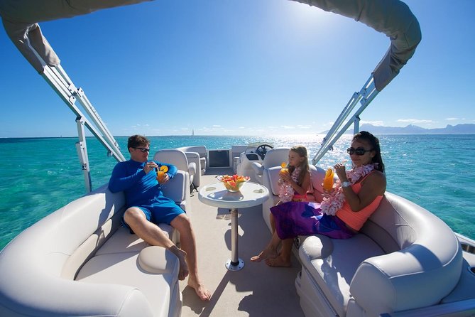 Toa Boat Bora Bora Private Lagoon tour On Majestic Pontoon Boat - A private start on Bora Bora’s lagoon