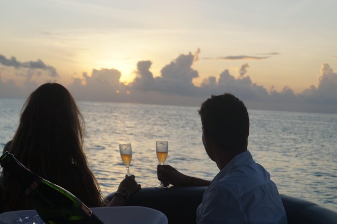 Toa Boat Bora Bora Private Sunset On Majestic Pontoon Boat - Champagne, fruit, and a little Polynesian atmosphere