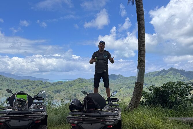 Trip to the heart of Tahaa Safari Mountains in Quad / ATV - The first hour: plantations and the island’s interior
