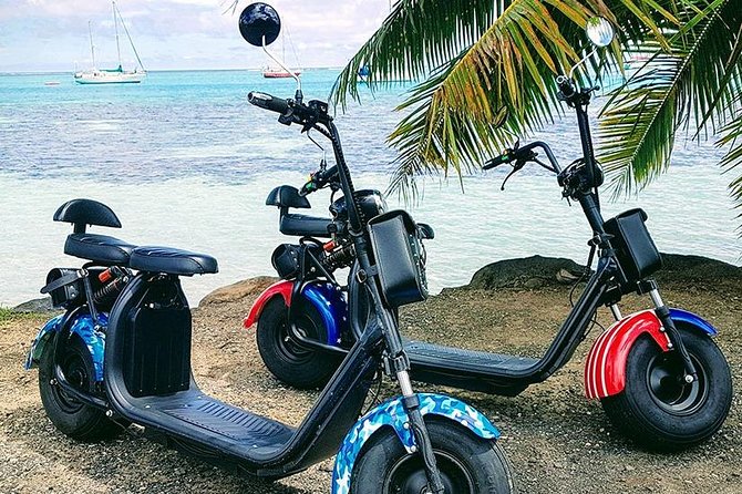Unique excursion to Moorea on a 100% electric motorbike - Sacred places in the Ōpūnohu Valley